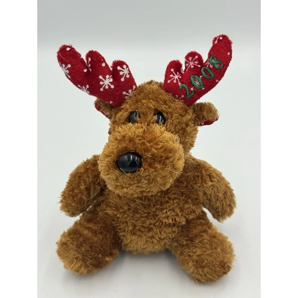 PLUSH‎ MOOSE CHRISTMAS WINTER TOY 2008